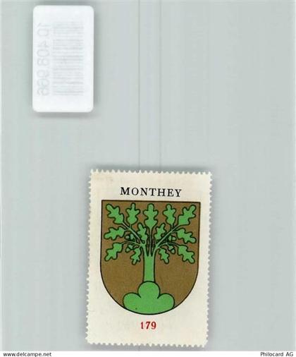 1870 Monthey - Vignette Wappen Kaffee Hag ca 1920-1940 Eiche - 10408966