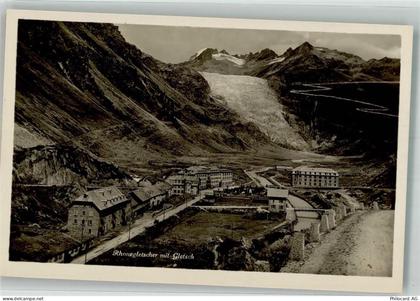 3999 Oberwald Foto AK Rhonegletscher Gletsch - 38071374