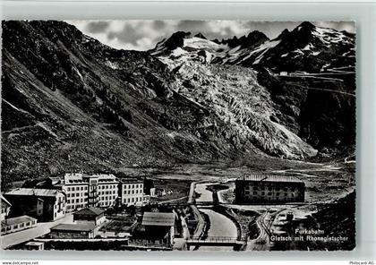 3999 Oberwald - Furkabahn Gletsch mit Rhonegletscher - 11089985