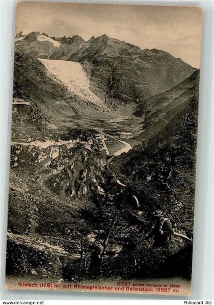 3999 Oberwald - Rhonegletscher Galenstock Gletsch - 39694154
