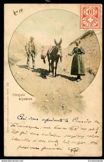 Carte Postale - Suisse -Orsières - Croquis Alpestre  (CP26333OK)