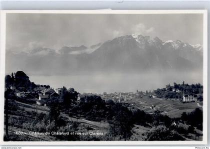 1925 Le Châtelard VS Foto AK Chateau du Chatelard Clarens - 51429004