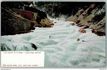 3930 Visp Viège Gebrauchsspuren Les Rapides de la Viege - 10583333