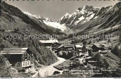 Blatten VS Loetschenluecke Sattelhorn Schienhorn