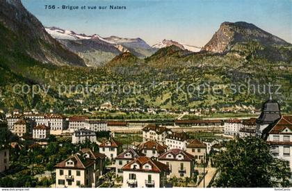 Brig Brigue VS et vue sur Naters