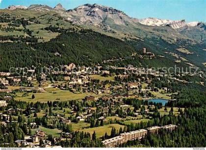 Crans-Montana Fliegeraufnahme