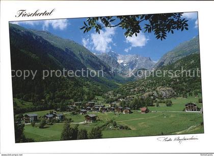 Fieschertal Fliegeraufnahme Wirbel mit Wannenhorn