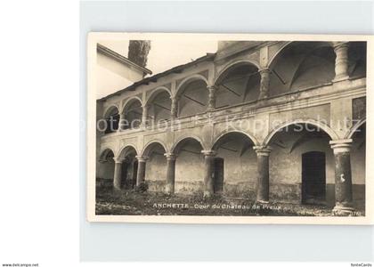 Venthone Schloss Anchette Cour Chateau de Preux