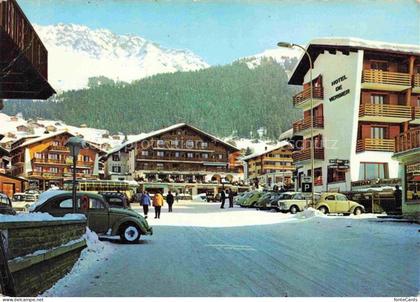 Verbier Entremont VS Hotel-de-Verbier Chalets Skiort Automobile Winterlandschaft