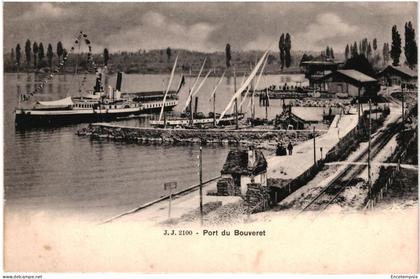 CPA Carte Postale Suisse Bouveret Le Port de Bouveret   début 1900  VM100849