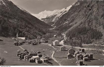 Suisse - Saas-Almagell - Vue d'ensemble Village - 1947