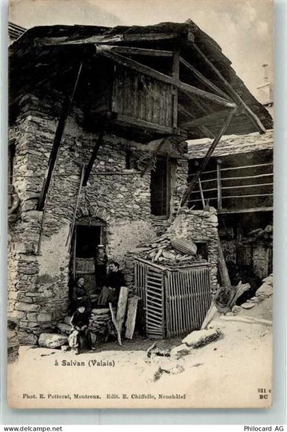 1922 Salvan - Bauernhaus - 10643013