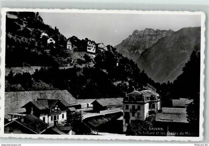 1922 Salvan Foto AK Bahnhof - 10587557