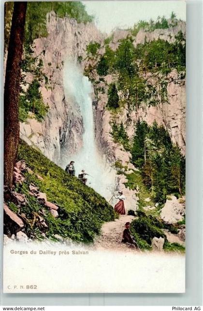 1922 Salvan - Gorges du Dailley - 10390976