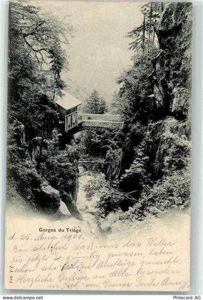 1922 Salvan - Gorges du Triege - 10600516