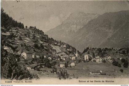 Salvan et les Dents de Morcles