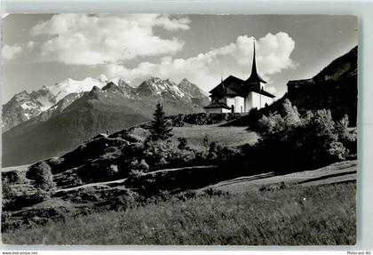 3934 Zeneggen - Kirche mit Mischabelgruppe - 10282412