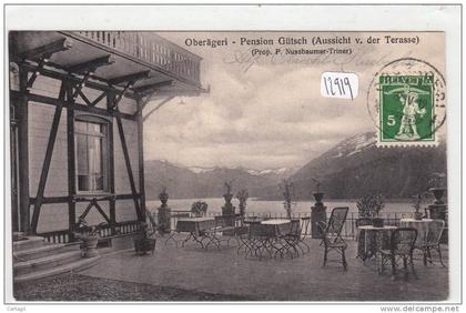 CPA -12919-  Suisse - Oberägeri - Terrasse Hôtel Gütsch