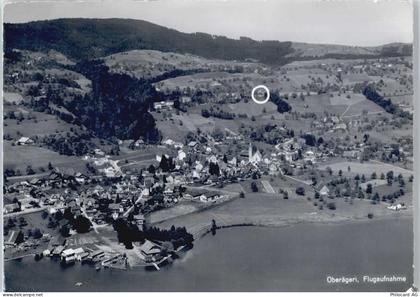 6315 Oberägeri - Fliegeraufnahme Panorama Gasthof Pension Gulm - 50688557