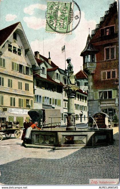 SUISSE ZOUG - Zug la fontaine