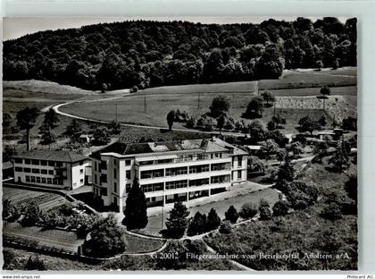 8910 Affoltern am Albis Gebrauchsspuren Fliegeraufnahme Bezirks Krankenh... - 10301546