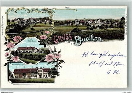 8608 Bubikon 1901 BOAKC Ritterhaus Anstalt Friedheim Lithographie - 13703882