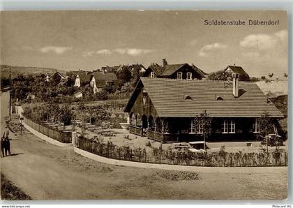 8600 Dübendorf Foto AK Gasthaus Soldatenstube - 13568322