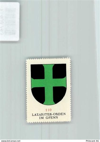 8600 Dübendorf - Vignette Wappen Kaffee Hag ca 1920-1940 Lazariterorden ... - 10408743