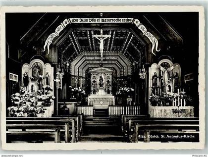 8132 Egg bei Zürich - St. Antonius Kirche Inneres - 39409948