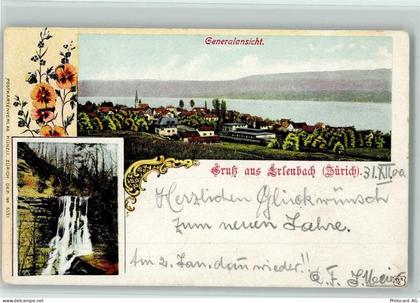 8703 Erlenbach ZH - 1901 Wasserfall Zürichsee - 13109952