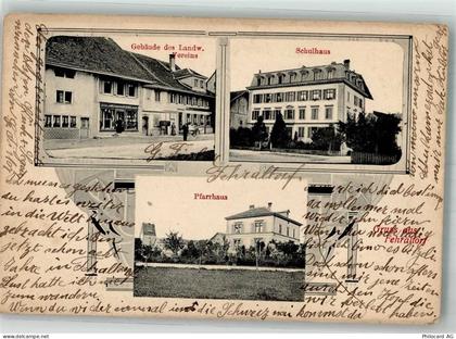 8320 Fehraltorf 1910 Foto AK Gebäude des Landw.Vereins Geschäft Pfarrhau... - 13585981