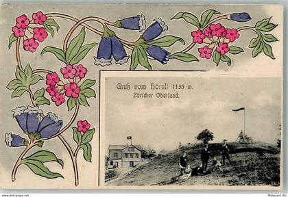 8497 Fischenthal 1911 Foto AK Gasthaus Hörnli Jugendstil - 13568324