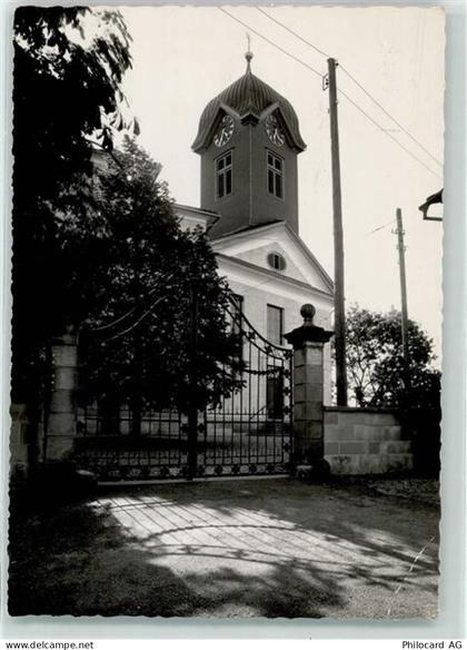8627 Grüningen Gebrauchsspuren Schlosskirche mit altem Tor - 10613603