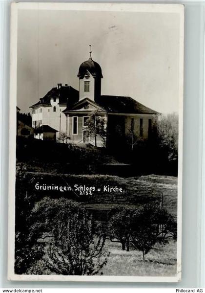 8627 Grüningen - Schloss und Kirche - 13110388
