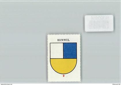 8340 Hinwil - Vignette Wappen Kaffee Hag ca 1920-1940 - 11100014