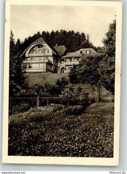 8942 Oberrieden 1934 Gebrauchsspuren Pension Bergli - 38221197