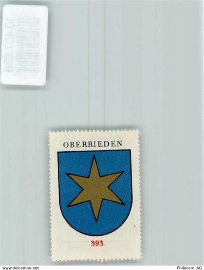 8942 Oberrieden - Vignette Wappen Kaffee Hag 1920-1940 - 10407638
