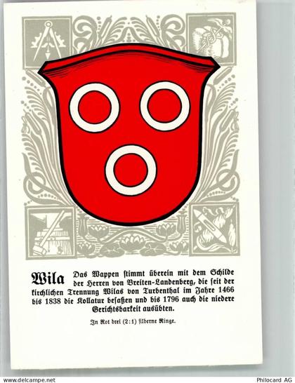 8492 Wila Lithographie Wappen - 14021366