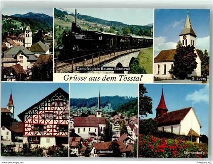 8492 Wila - Tösstal Dampfzug Bauma-Bäretswil SitzbergTurbenthal Sternenb... - 39489987