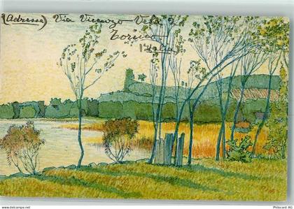 8714 Feldbach Lithographie Zürichsee von E. Stiefel - 13173429