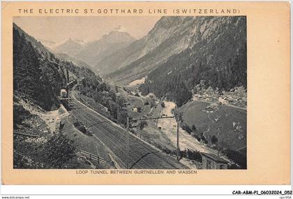 CAR-ABMP1-0027-SUISSE - LOOP TUNNEL BETWEEN GURTNELLEN AND WASSEN