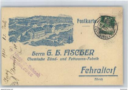 Fehraltorf Herrn G H Fischer Chemische Zuend Fettwaren Fabrik