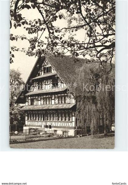 Hombrechtikon Bauernhaus Baumbluete Blaukreuz Jugendwerk