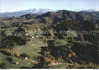 Sternenberg ZH Fliegeraufnahme mit Saentis Hoernli Churfirsten