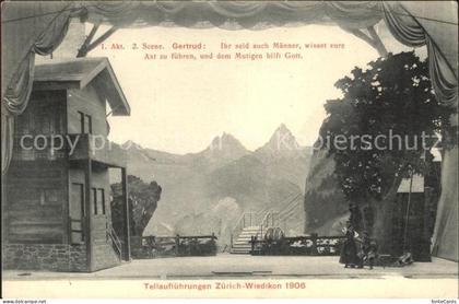 Wiedikon Tell Auffuehrungen 1906