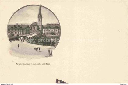 ZueRICH  ZH Kaufhaus Fraumuenster und Meise