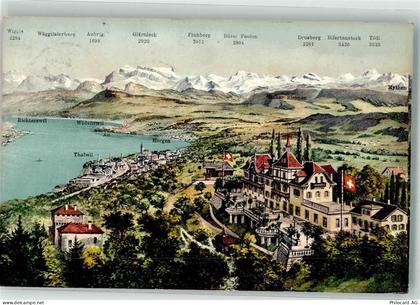 8803 Rüschlikon 1908 - Vogelschau - 10694464