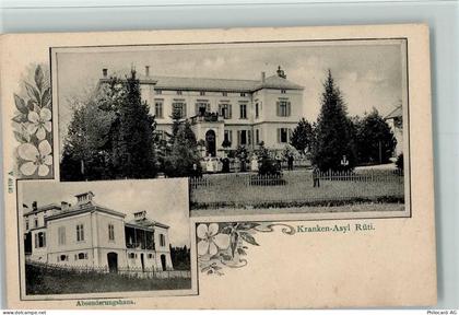 8630 Rüti ZH - Kranken-Asyl Rüti Absonderungshaus Zierblumen - 13095479