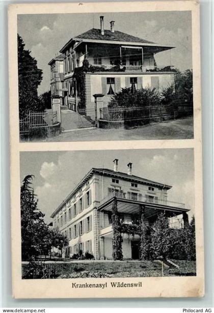 8820 Wädenswil 1912 - Krankenasyl - 13218010