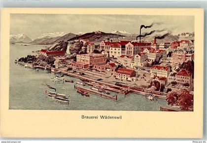 8820 Wädenswil - Brauerei Hafen Raddampfer - 13636615